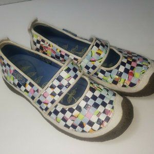 KEEN Harvest Rice Bag Women US 7 Woven Mary Jane S